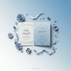 تصميم دعوات زفاف